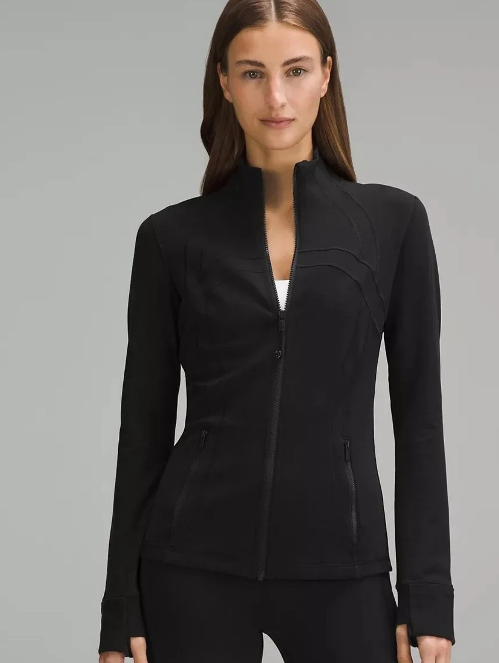 NWT Lululemon Define Luon Black Zip-Up Jacket Size 8